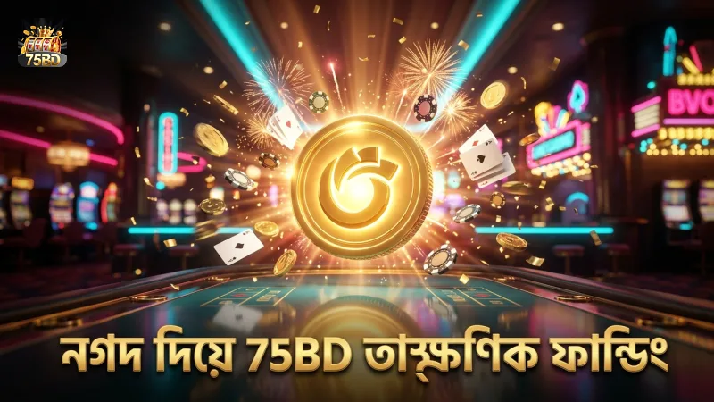 নগদ ব্যবহার করলে 75BD অ্যাকাউন্টে তাত্ক্ষণিক টাকা পৌঁছায়