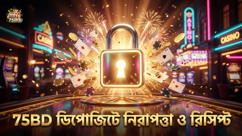 75BD ডিপোজিটে এনক্রিপশন ও ট্রানজেকশন রিসিপ্ট সুবিধা নিশ্চিত করে