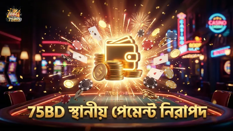 স্থানীয় ব্যাংক ও ই-ওয়ালেট দিয়ে 75BD তে সুরক্ষিত পেমেন্ট সম্পন্ন করা