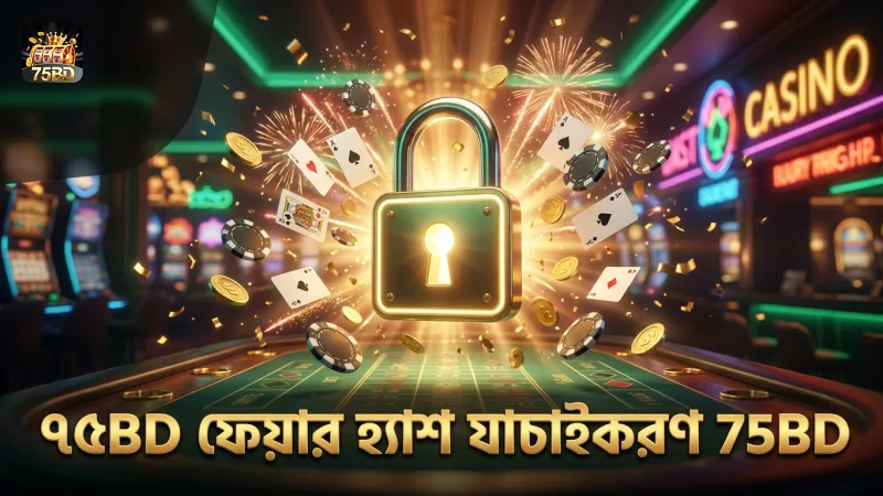 ফেয়ার হ্যাশ যাচাইকরণ গেমের বিশ্বাসযোগ্যতা বাড়ায়।