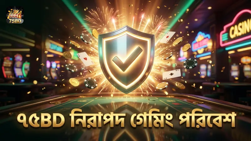 ৭৫BD প্ল্যাটফর্মে নিরাপদ ও দায়িত্বশীল গেমিং নিশ্চিতকরণ।