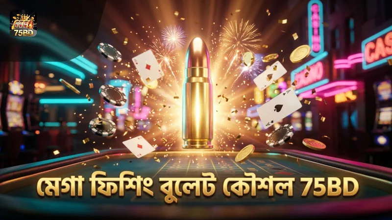 মেগা ফিশিং গেমে বুলেটের সঠিক ব্যবহার কৌশল।