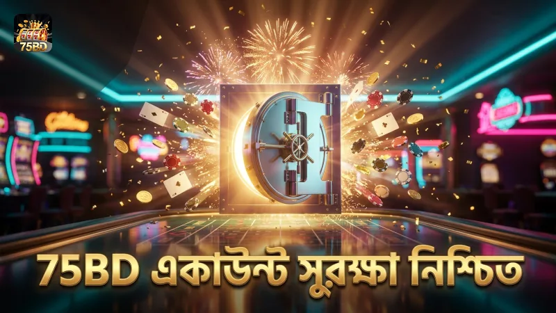 75BD নিশ্চিত করে খেলোয়াড়দের একাউন্টের সর্বোচ্চ সুরক্ষা।