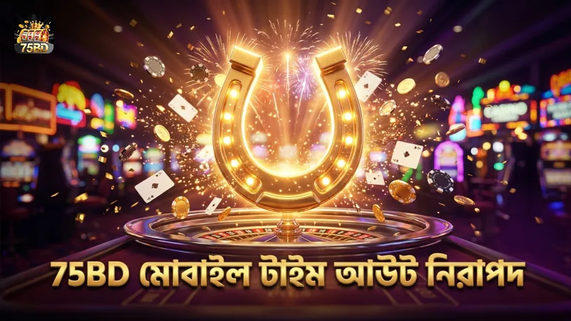 75BD মোবাইল অ্যাপে নিরাপদ গেমিংয়ের জন্য টাইম-আউট ফিচার আছে।